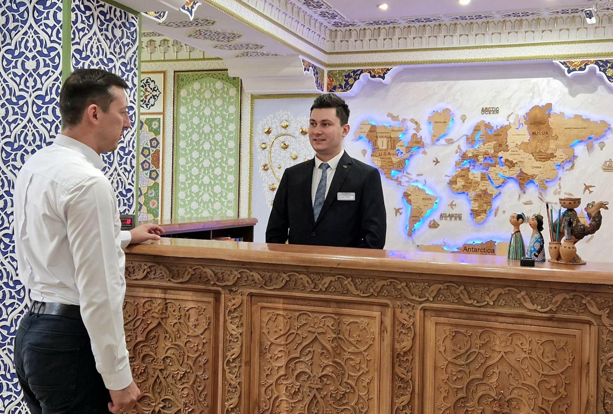 Emirhan Hotel Szamarkand Kültér fotó